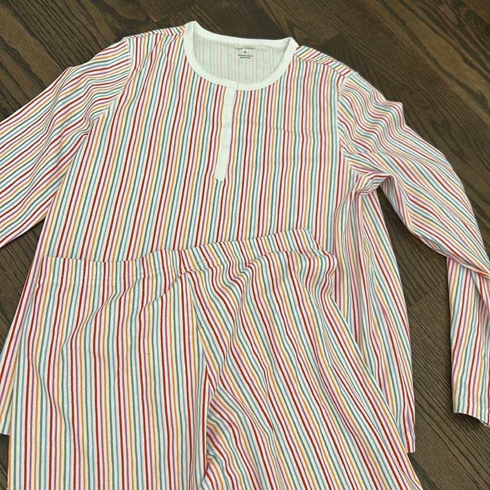 Roller rabbit size small striped pajamas